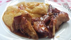 polenta e coniglio